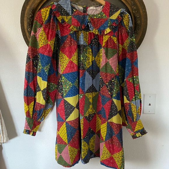 Doen Adalina Patchwork Babydoll Dress - Picture 2 of 7